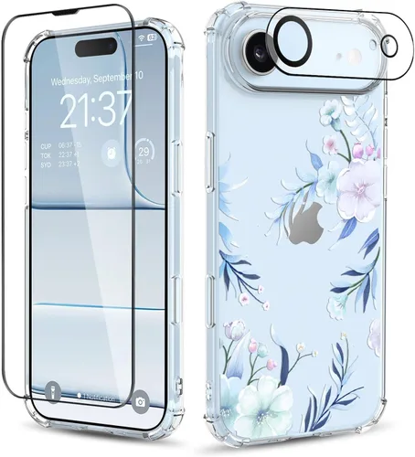 Vista 47 de Funda para iPhone 13 y iPhone 14 (6.1 pulgadas), funda protectora delgada de poliuretano termoplástico suave a prueba de golpes, bonito
