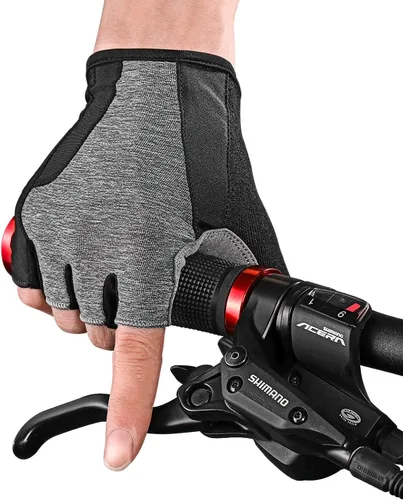 Vista 5 de CATEYE - Guantes de ciclismo clásicos reflectantes de dedo corto