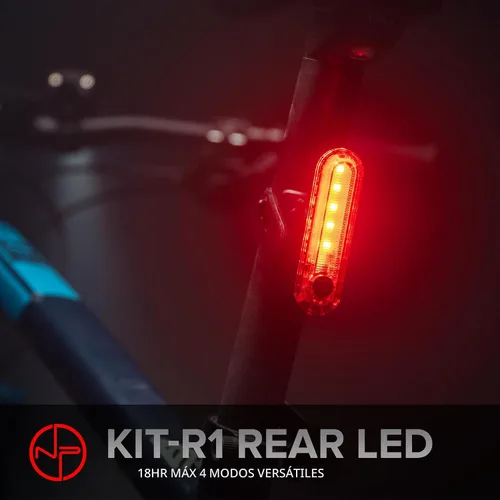 Vista 8 de Paquete de 2 luces traseras para bicicleta, fácil instalación de luces traseras de bicicleta, luces de bicicleta recargables USB C para conducción