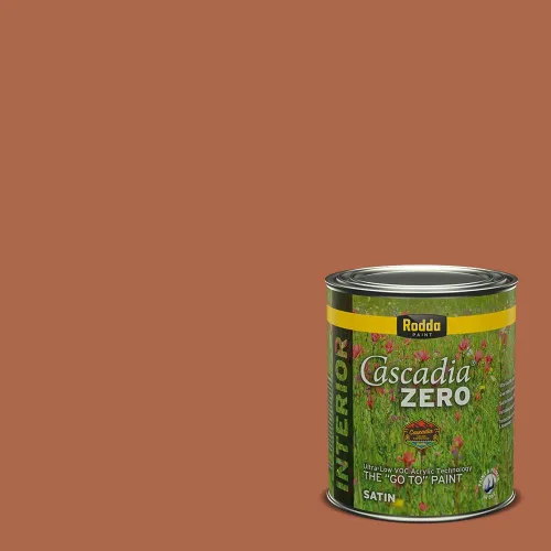 Vista 165 de Rodda Paint CASCADIA ZERO - Pintura plana e imprimación para interiores en uno, cuarto de galón, crema de ballet
