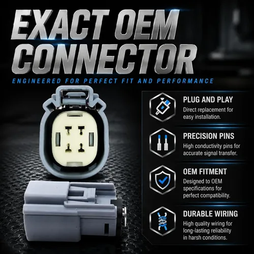 Vista 6 de Dropwater Under Downstream O2 Sensor de oxígeno compatible con Ford C-Max Escape FusIon Transit Connect 2L 2.5L, reemplaza #234-4578 DY1203 Under