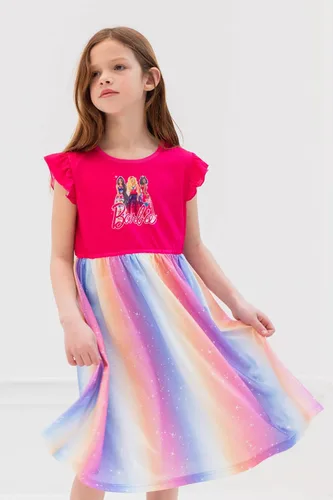 Vista 2 de Barbie Pijama de camisón para niñas pequeñas a tallas grandes (4-14-16)