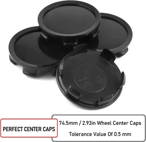 Vista 5 de RTRHINOTUNING 4 unidades de tapas centrales de rueda de 75 mm Compatibles con llanta OZ Racing Superforgiata S2000 ap2v2 #M608 M242 81310409