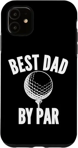 Vista 5 de iPhone 15 Best Dad by Par Golf Golfing Daddy Cute Funny Saying Case