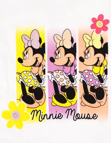 Vista 3 de Disney Minnie Mouse - Conjunto de 3 piezas de camiseta de rizo francés y coletero