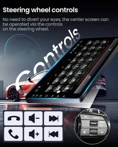 Vista 6 de Radio de coche para Nissan Altima 2013-2018: 9" IPS HD pantalla táctil estéreo con CarPlay inalámbrico y Android Auto navegación GPS 5G WiFi