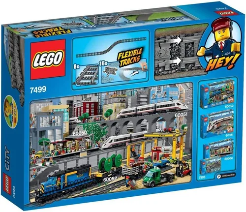 Vista 2 de Vias de tren de juguete Lego City modelo 7499