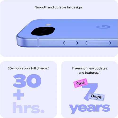 Vista 2 de Google Pixel 10a - Batería de más de 30 horas, entrenador de cámara, Gemini - Berry 128GB