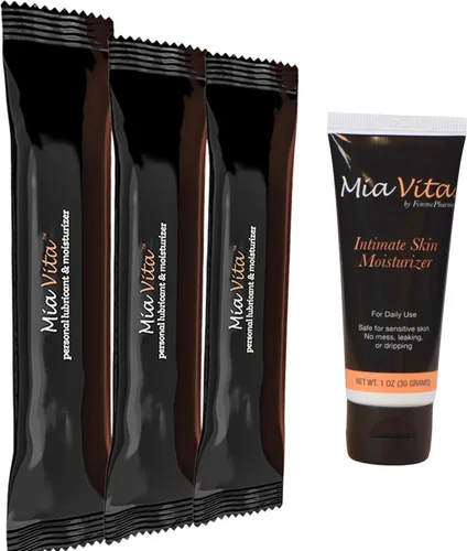 Vista 7 de Mia Vita Humectante Prellenado Productos de Higiene Premium Preferidos por las Mujeres para Sequedad de la Piel Íntima Vaginal, Alivio de Picazón