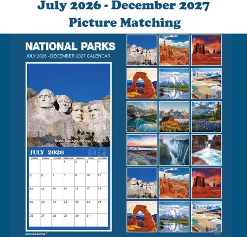 Vista 5 de Calendario 2026 – enero 2026 – diciembre 2026, calendario de pared 2026, calendario mensual 2026, 12 x 24 pulgadas (abierto), calendario de pared