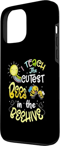 Vista 2 de iPhone 13 Pro Max I Teach The Cute Bees In The Beehive Kindergarten Case