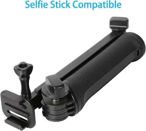 Vista 5 de PellKing Base de liberación rápida para trípode compatible con GoPro Hero 13 12 11 10 9 8 7 6 5 4 Session Max, Insta360 One R, DJI Osmo Action 5 4 3