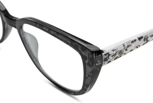 Vista 4 de Foster Grant Disney x Dreamer - Gafas de lectura con estampado de ojo de gato para mujer + 1.75