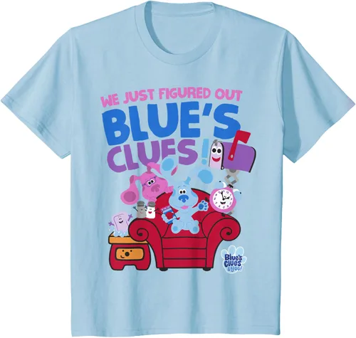 Vista 8 de Blue's Clues & You Group Shot Just Figured Out Blue's Clues Camiseta Negro