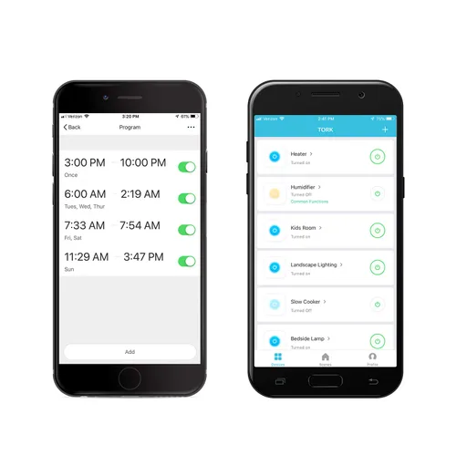 Vista 4 de NSi Industries TORK WFIS1 - Enchufe inteligente para interiores con conexión Wi-Fi a rosca - Funciona con Amazon Alexa y Google Assistant - Acceso