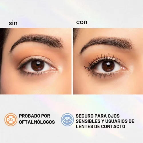 Vista 3 de Physicians Formula Mineral Wear Diamond Mascara Black Diamond 2.12 FL Oz, dermatológicamente probada, aprobada por oftahlamólogos, ojos sensibles
