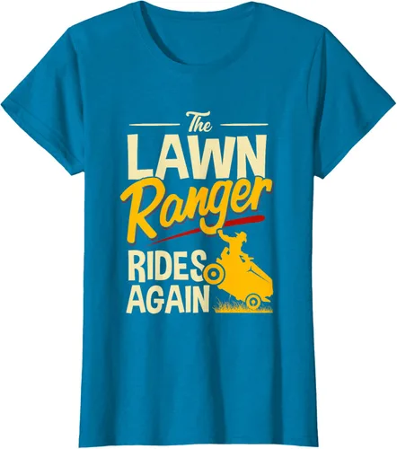 Vista 66 de The Lawn Ranger Rides Again - Camiseta de corte de césped Azul Marino