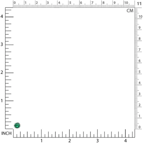 Vista 2 de Silvershake Juego de bisel de plata de ley 925 con forma redonda natural de 0157in chapado en oro blanco joyería minimalista para mujer