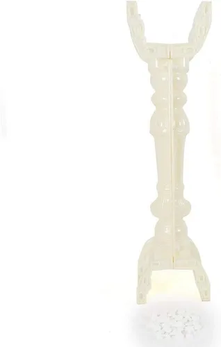 Vista 2 de TFCFL Columna romana de yeso de hormigón, balaustradas de bricolaje, moldes de fundición de cemento, juego de moldes para hormigón, bricolaje