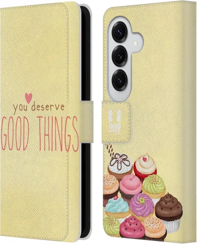 Vista 164 de Head Case Designs Assortment Cupcakes Happiness Leather Wallet Case Compatible with Samsung Galaxy A07 4G Surtido