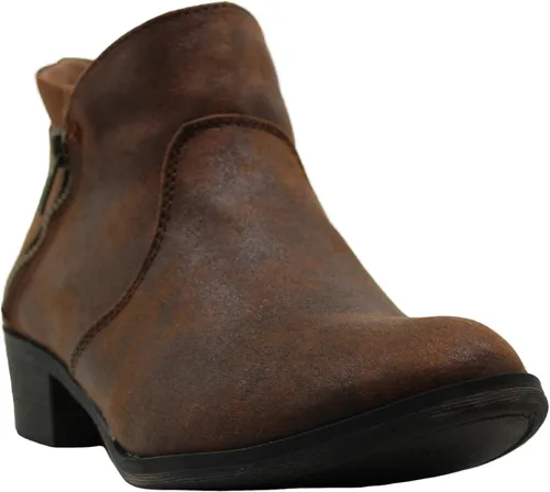 Vista 2 de American Rag Botas Abby con punta de almendra para mujer, color chocolate, Chocolate