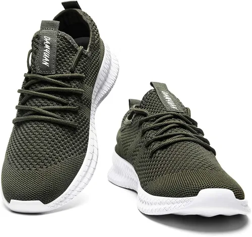 Vista 4 de FUJEAK Zapatos deportivos para hombre para gimnasio tenis atletismo zapatos para correr para ir a la ruta zapatos para caminar ligeros deslizantes