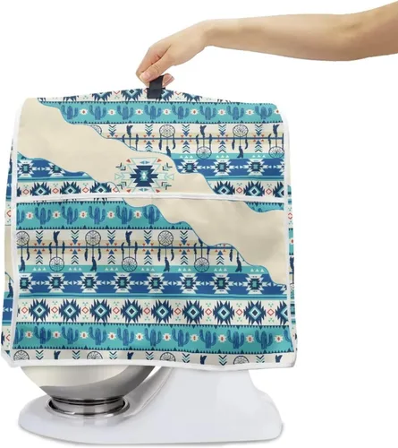 Vista 3 de Aztec Kitchen Aid - Cubierta para batidora de cocina, tamaño S, a prueba de polvo, compatible con batidora de soporte de 5 a 8 cuartos de galón