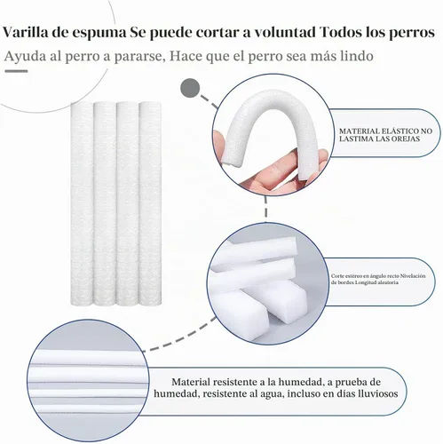 Vista 2 de Doberman - Kit de publicación de oído para el cuidado de los oídos, cinta Kit de cuidado de oídos Doberman, agarre seguro para dar forma a