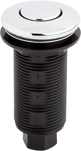 Vista 8 de Interruptor de aire de doble salida para fregadero, negro mate Mate negro