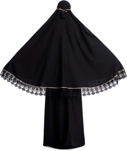 Vista 6 de Conjunto de dos piezas de Hijab Thobe Abaya de cubierta completa para mujer musulmana