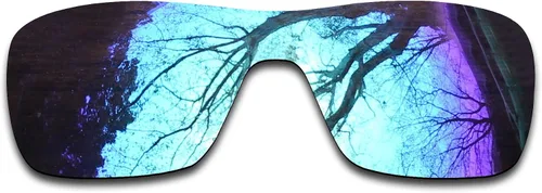 Vista 3 de 2 pares de lentes polarizadas de repuesto para rotor Oakley OO9307 negro y azul hielo