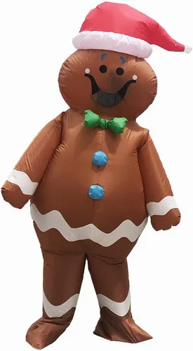 Vista 5 de Disfraz inflable para adultos, disfraz de fiesta para hombres y mujeres, decoración de Navidad, fiesta de Navidad, disfraz divertido de Halloween