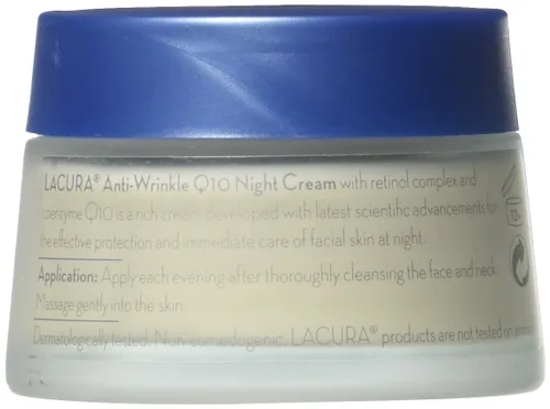 Vista 2 de Crema antiarrugas nocturna LaCura Q10, 1.7 onzas de Chom