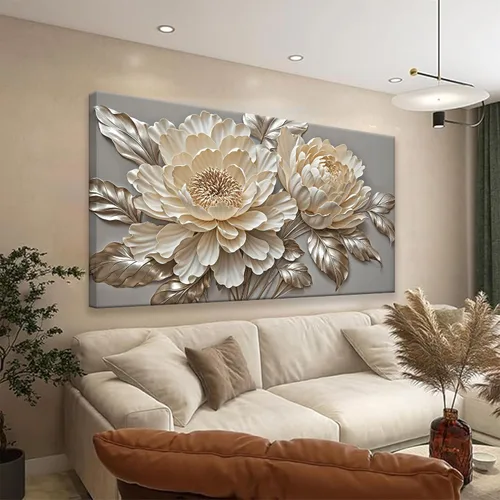 Vista 12 de Tsomzxng Arte Moderno de Lienzo para Decoración de Pared Impresiones de Pinturas Paisaje Dorado del Árbol de la Vida Impresiones de Pintura