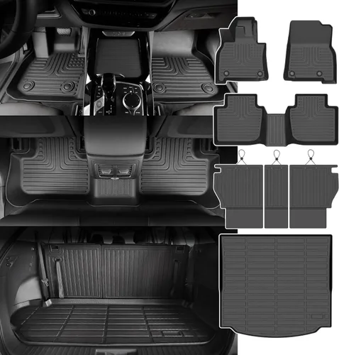 Vista 93 de Alfombrillas para Jeep Compass 2007-2016/2007-2016 Jeep Patriot/Dodge Caliber 2007-2012 para todo tipo de clima con forro de carga para automóvil