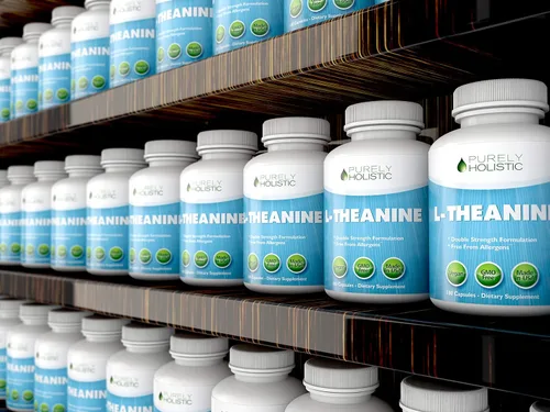 Vista 4 de Purely Holistic L-teanina de 200 mg (doble fuerza), 180 cápsulas veganas, suministro para 6 meses, vitaminas de letanina sin OMG y sin gluten