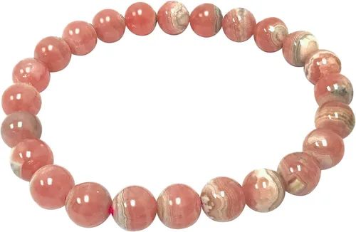 Vista 414 de Gem Avenue Handmade Round Bead Stretch Bracelet Unisex Natural Stone Beaded Jewelry for Men & Women, Elastic Wristband for Daily Wear