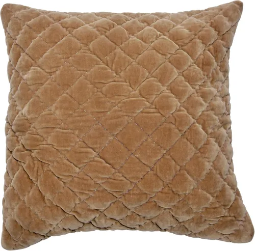 Vista 3 de Funda de almohada cuadrada acolchada de terciopelo de 20 pulgadas