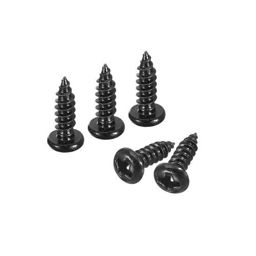 Vista 11 de uxcell 8mm x 3mm Tornillo Phillips de cabeza plana autorroscante, 100 piezas - Tornillo de cabeza redonda de acero inoxidable 304 con rosca completa
