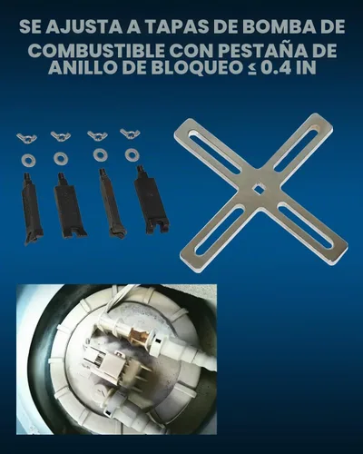 Vista 2 de DPTOOL Llave ajustable para tapa del depósito de combustible de 2.16" a 5.9