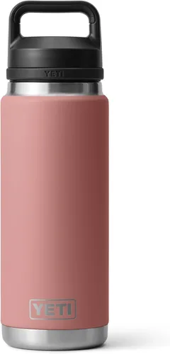 Vista 28 de YETI Rambler - Botella de acero inoxidable, hermética, con aislamiento al vacío y tapa chug, 26 onzas, color amarillo alpino Alpine Amarillo
