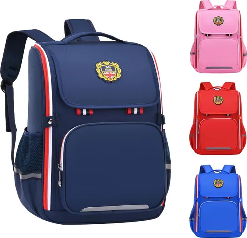 Vista 9 de HCKERGMZJY Mochila infantil para niños primaria jardín de infantes preescolar mochila multifuncional linda gran capacidad, Azul, Bolso de hombro