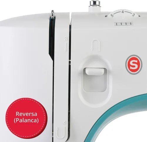 Vista 3 de SINGER M3300 - Máquina de coser ligera y portátil con 97 aplicaciones de puntada, luz LED y ojal de 1 paso Usada para reparación y costura
