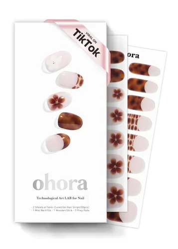 Vista 14 de ohora Tiras de uñas de gel semicuradas (N Addict) – Funciona con cualquier lámpara, calidad de salón, larga duración, fácil de aplicar y quitar