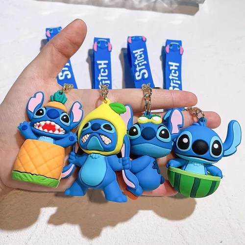 Vista 5 de rongji jewelry Llaveros divertidos de puntada, llavero de PVC con diseño de ángel de puntada, adorno para llaves, mochila, bolsa, teléfono