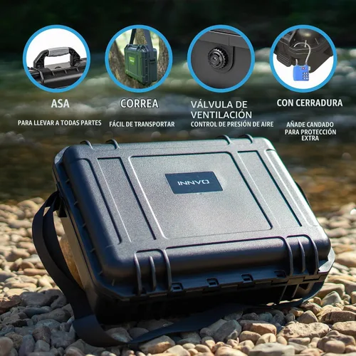Vista 6 de INNVO - Carcasa rígida impermeable para DJI Mini 5 Pro/Lito 1 Fly More