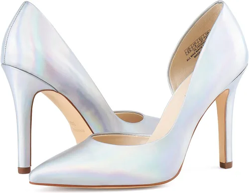 Vista 7 de JENN ARDOR - Zapatos de tacón de aguja alto para mujer - Punta cerrada fina, diseño clásico de meter, zapatos de vestir