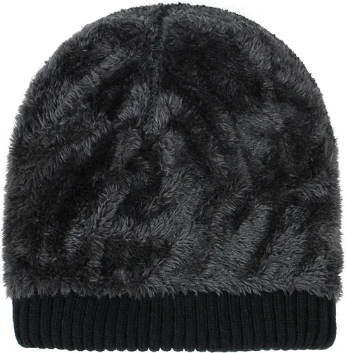 Vista 4 de LAPI.ZAPI Gorro de invierno para hombre, con forro polar, gorro deportivo para mujer al aire libre