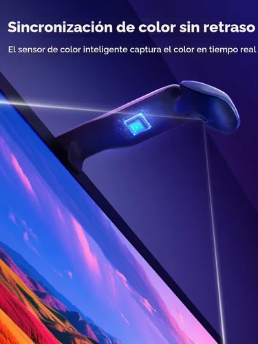 Vista 3 de KANTUTOE - Retroiluminación LED para TV con cámara, luces LED de 13.7 pies para televisores de 45-65 pulgadas y monitores de PC, luces de TV