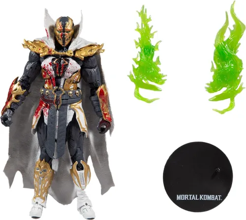 Vista 7 de McFarlane Toys Mortal Kombat Malefik Spawn - Figura de acción de 7 pulgadas con accesorios
